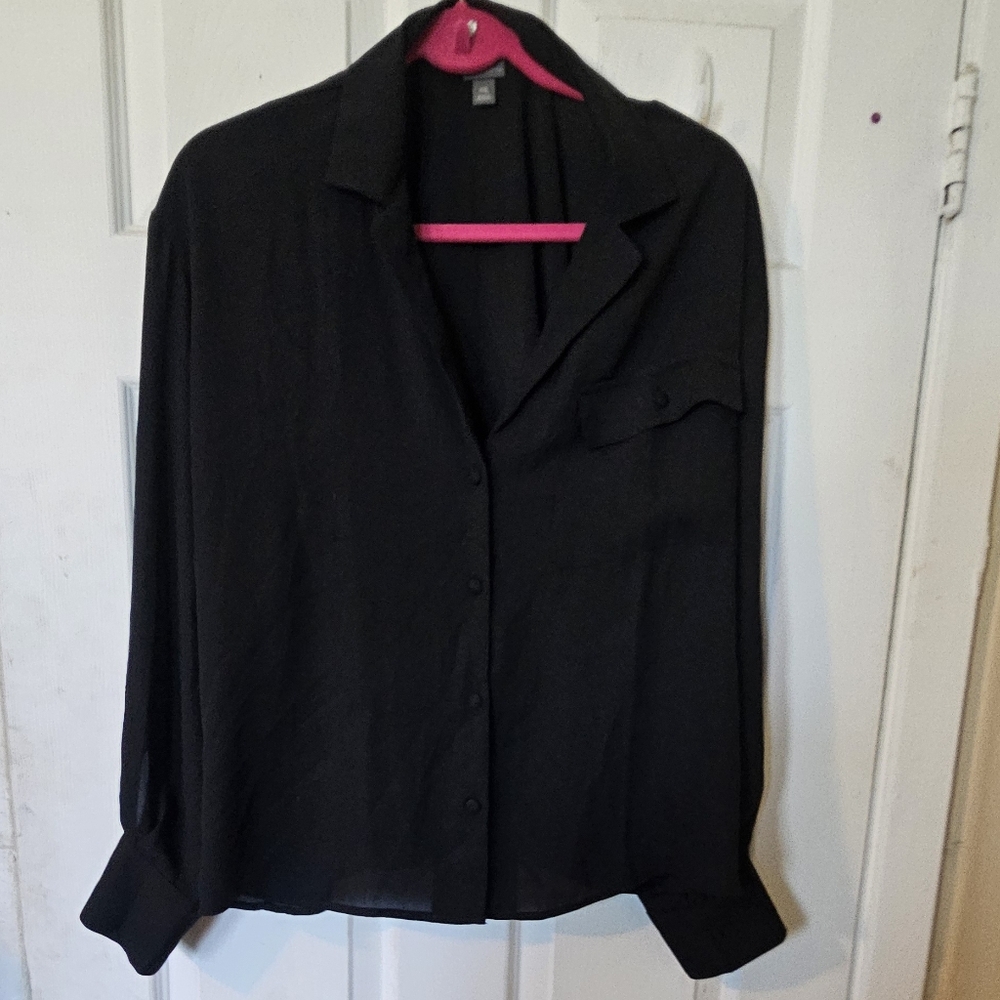 Worthington Black Blouse
